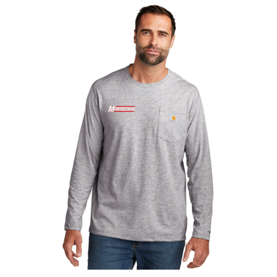 TCT106656 Carhartt® Force® Long Sleeve Pocket T-Shirt