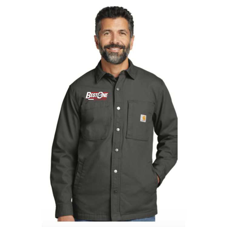 JCT105532 Carhartt® Rugged Flex® Fleece-Lined Shirt Jacket