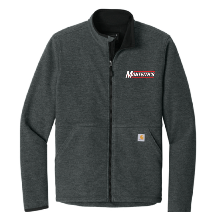 JCT106416 Carhartt® Textured Full-Zip Fleece Jacket