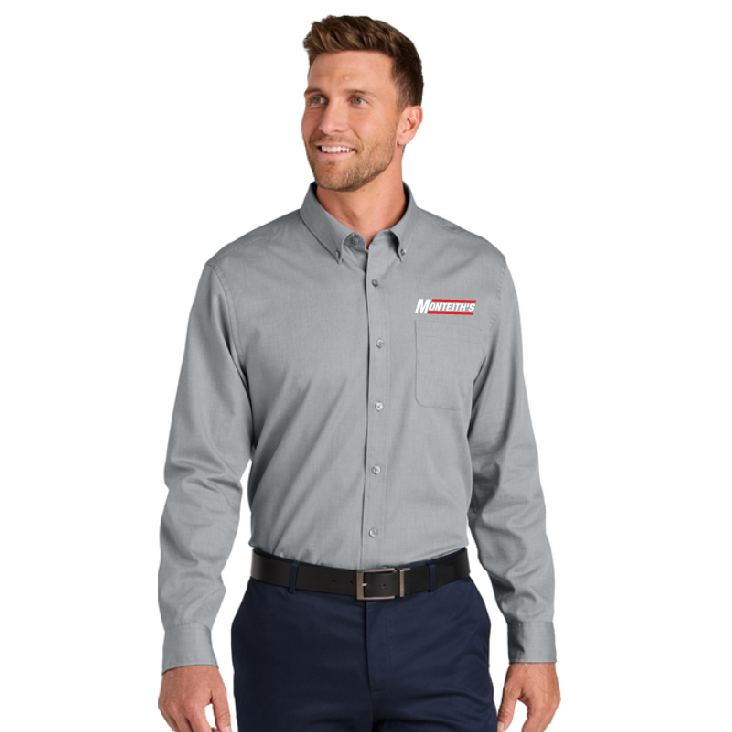 W816 Port Authority® Long Sleeve Nailhead Easy Care Shirt